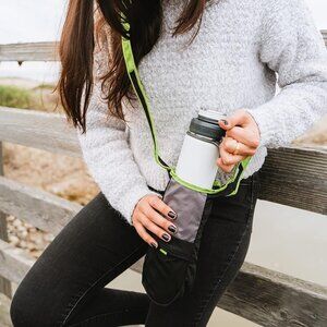 ChicoBag rePETe Water Bottle Sling | Recycled Water Bottle Carrier with Strap